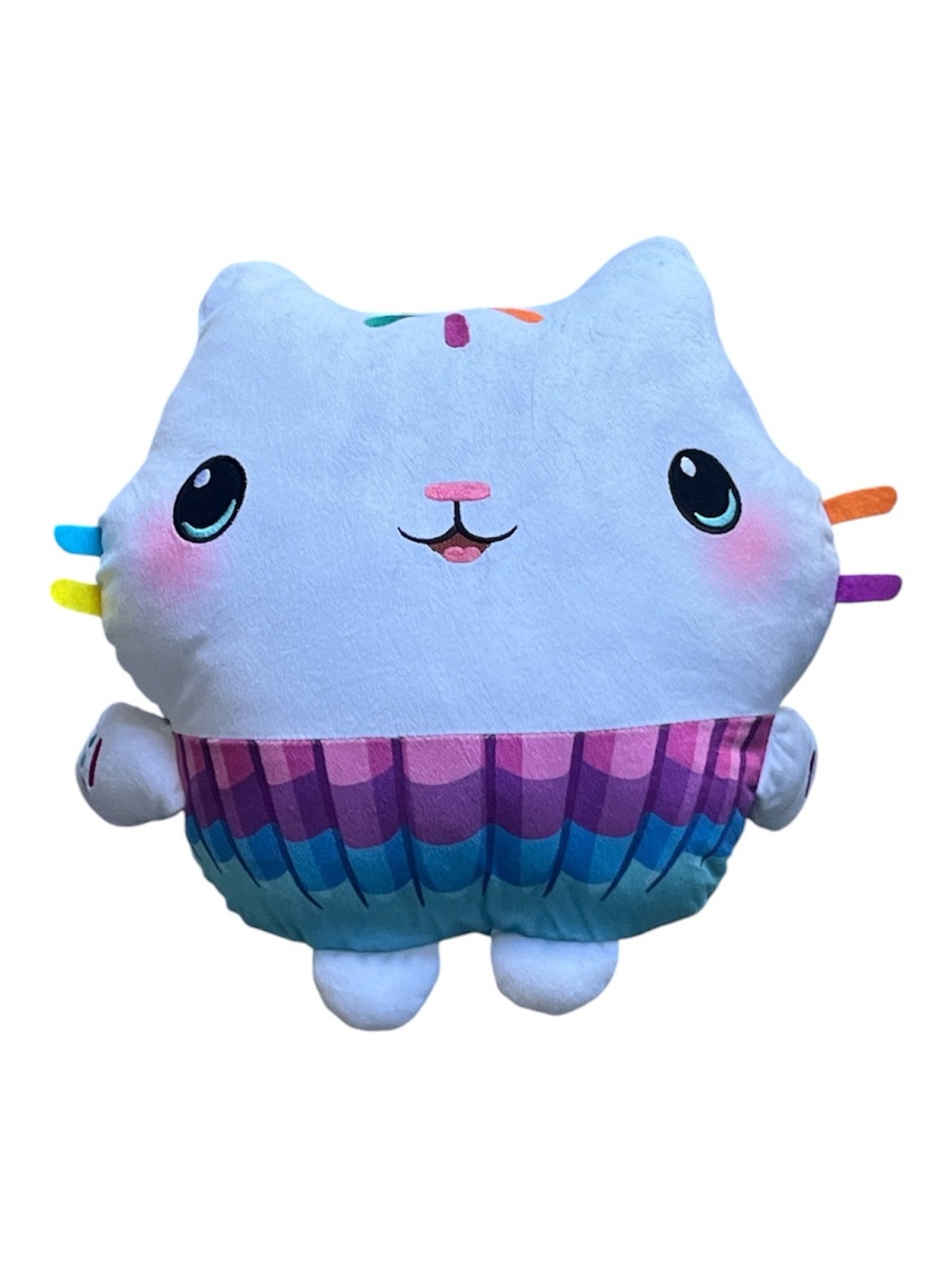 YUMMY CAKEY CAT Gabby's Dollhouse Cuddle Pillow Buddy Plush Kitty Cat NWT NEW